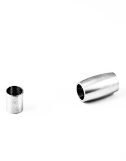 5454 - Magnetlås i Rustfri Stål med 4 mm hul