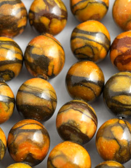5589 - Orange Howlit 11mm