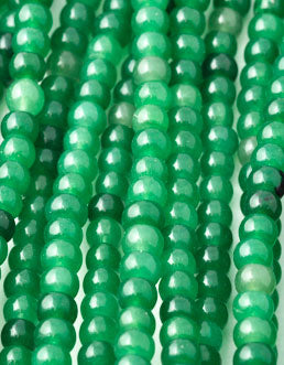5772 - Green round Agate 4x6mm