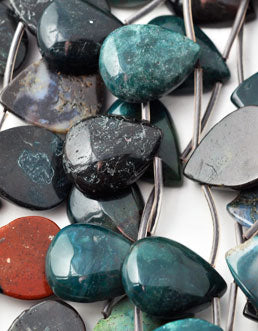 5790 - Agate Cabochons 3x5x18mm