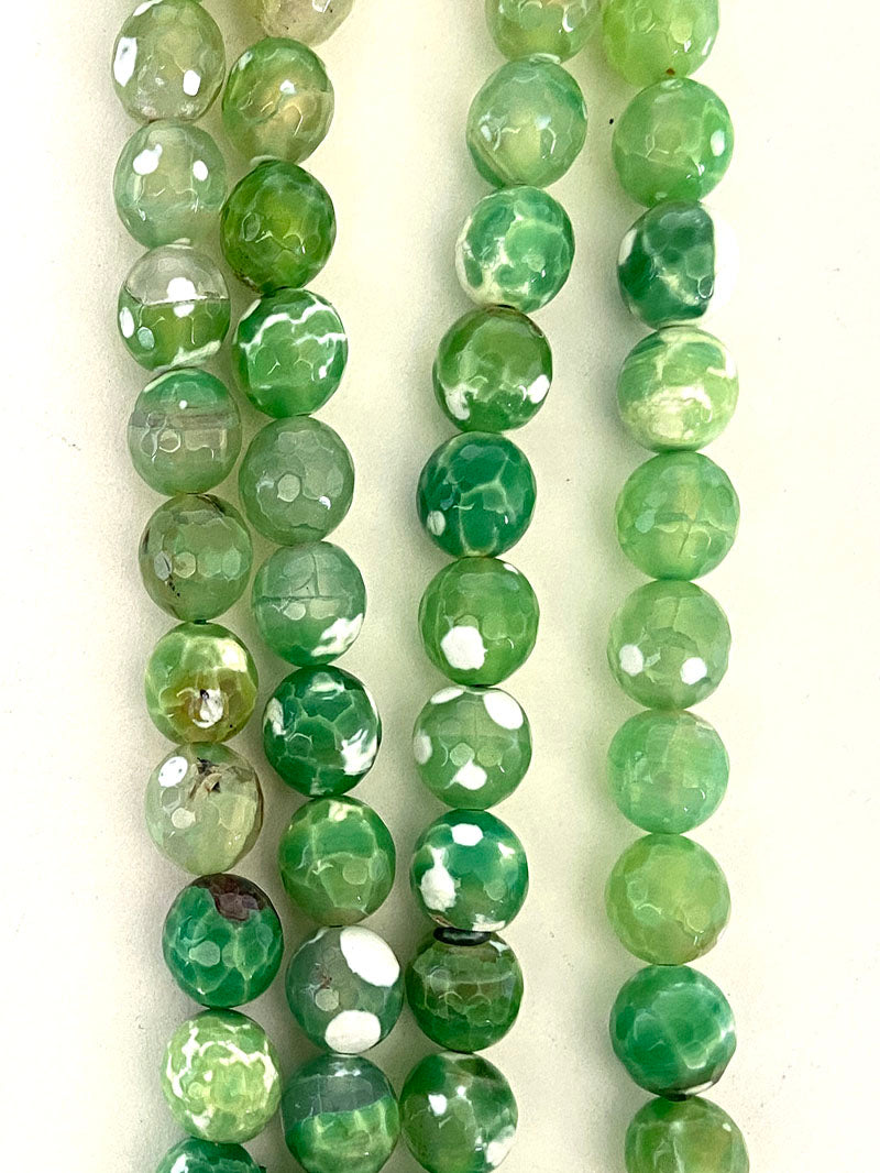 5914 - Facettierter Achat 12mm