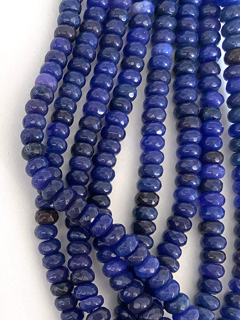 6083 - Facetteret  Agat 6x10mm
