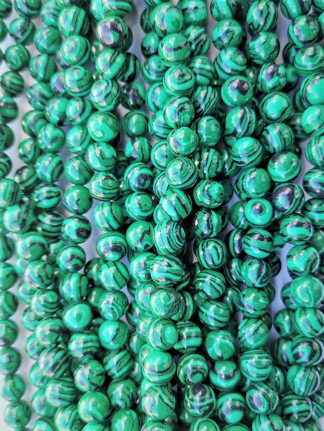 6208 - Rund Malakit 8mm