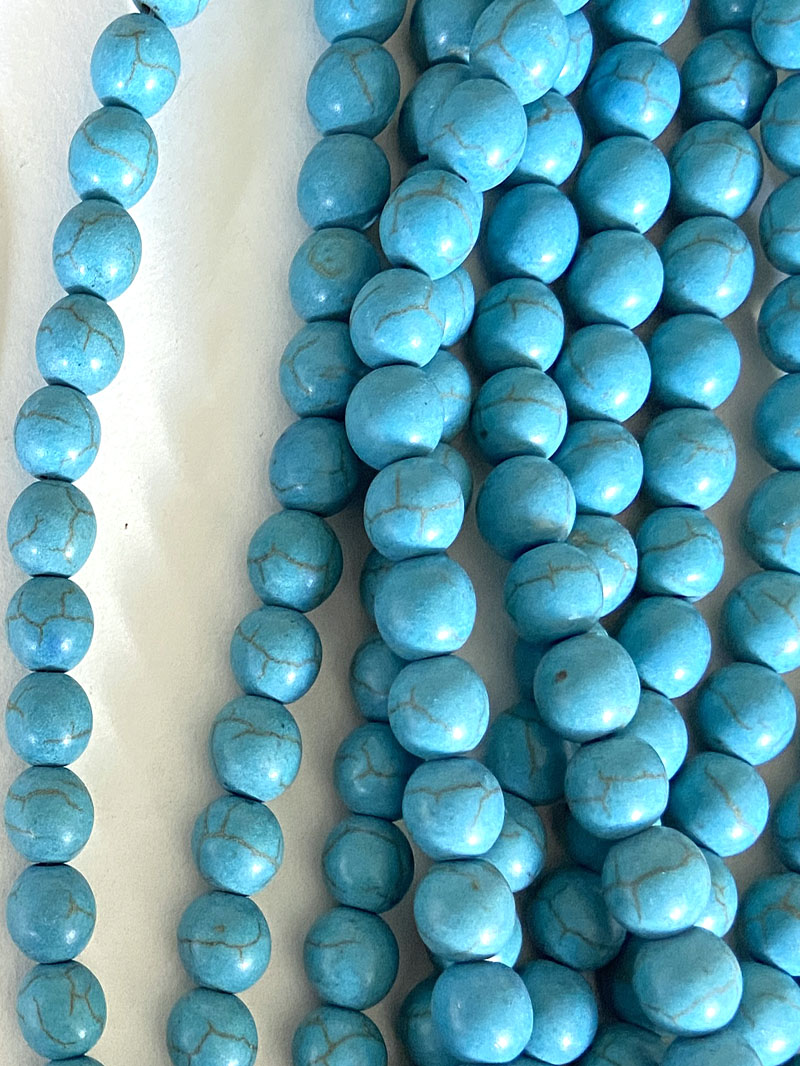 6286 - Round Howlite 10mm