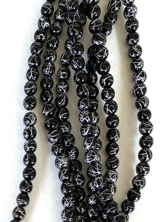 6347 - Rund  Agat 6mm