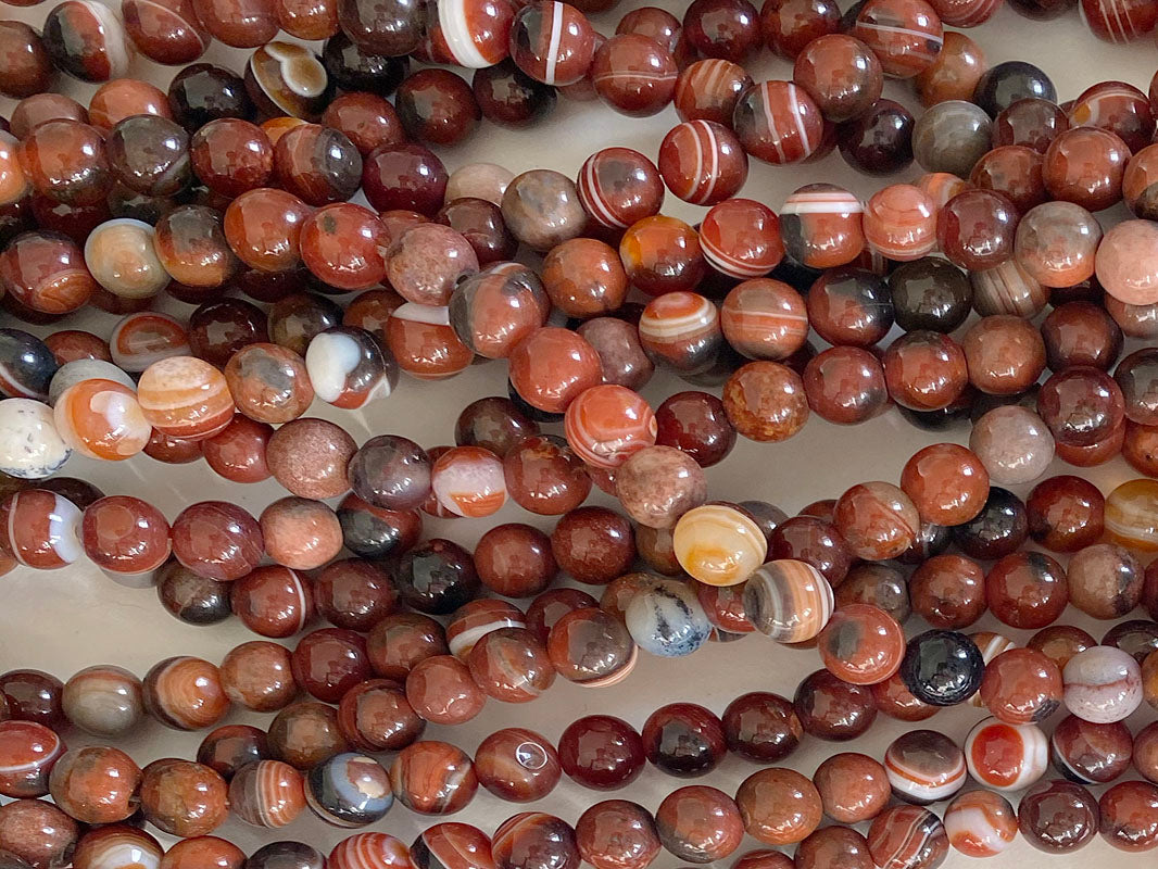 6358 - Round Agate 8.5mm