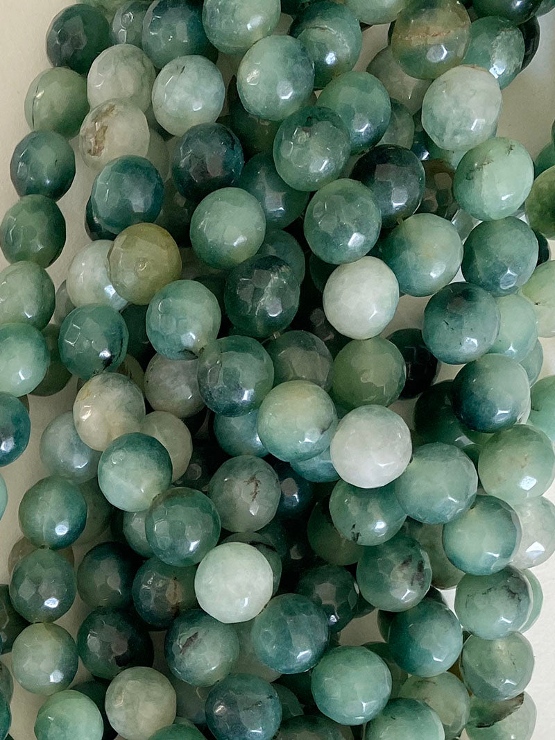 6360 - Facetteret Jade 10mm
