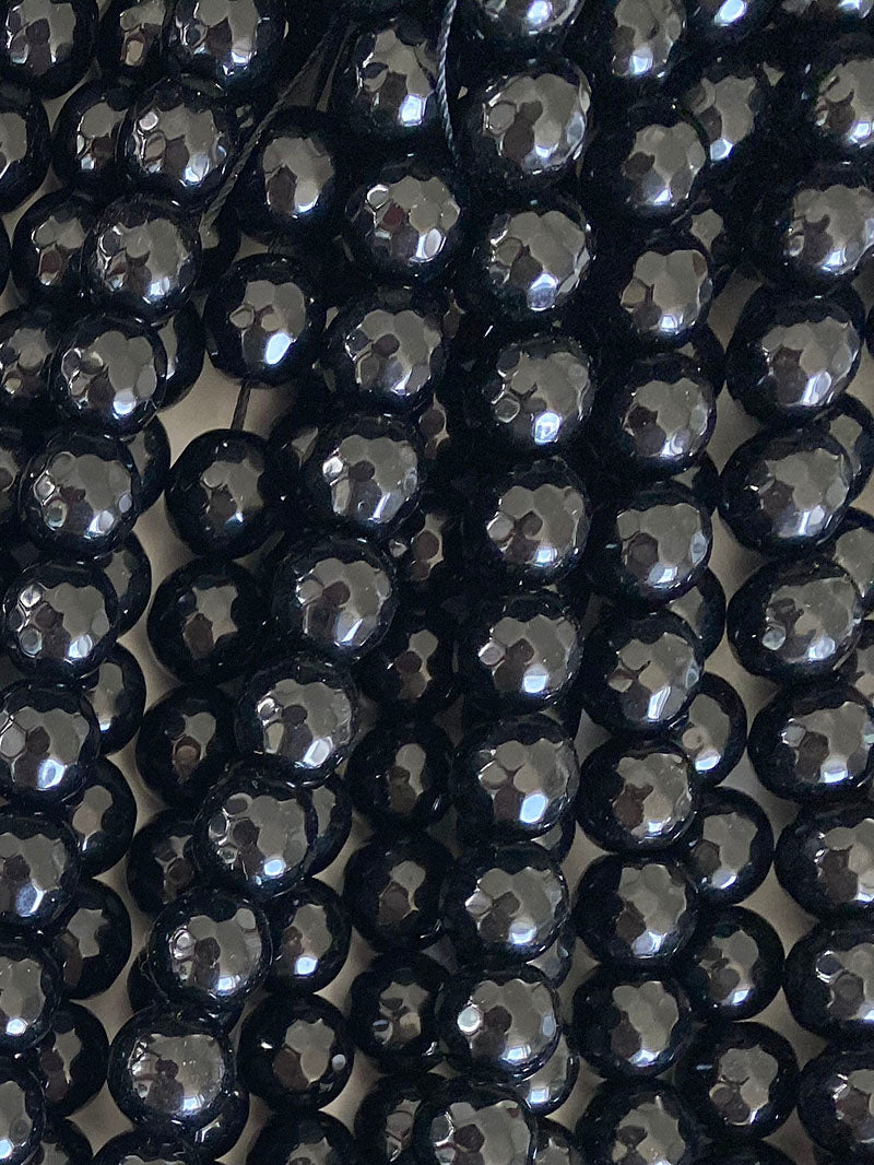 6367 - Facettierter Onyx 12mm