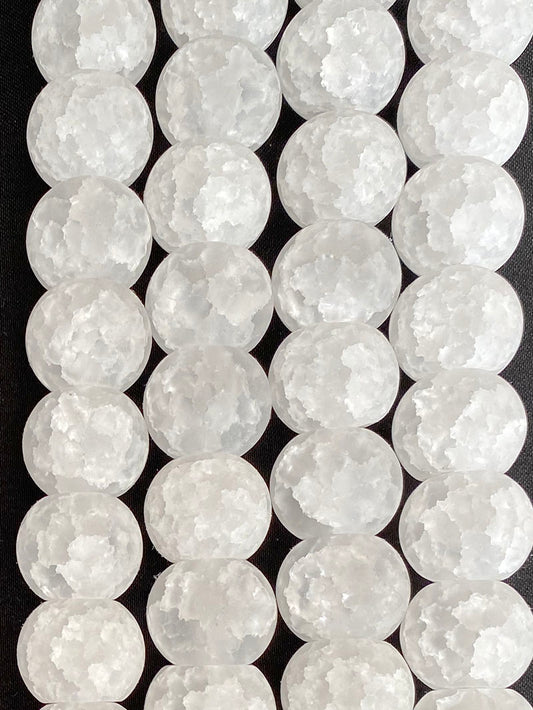 6385 - Mat Bjergkrystal 15x20mm