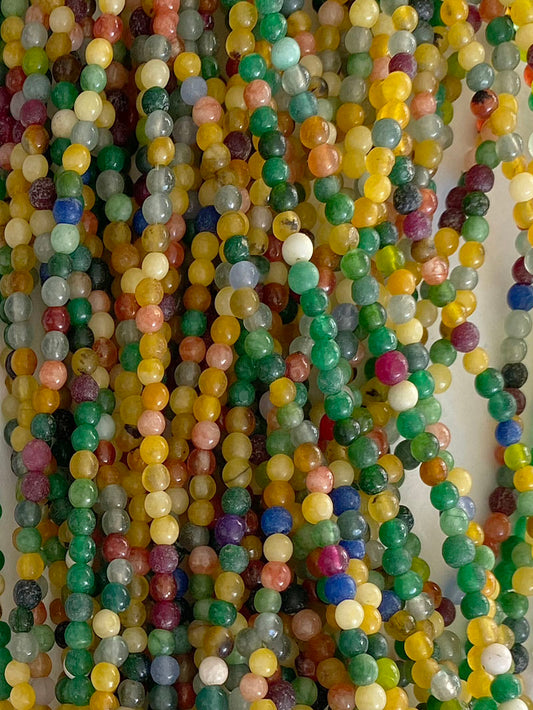 6393 - Round Agate 4mm