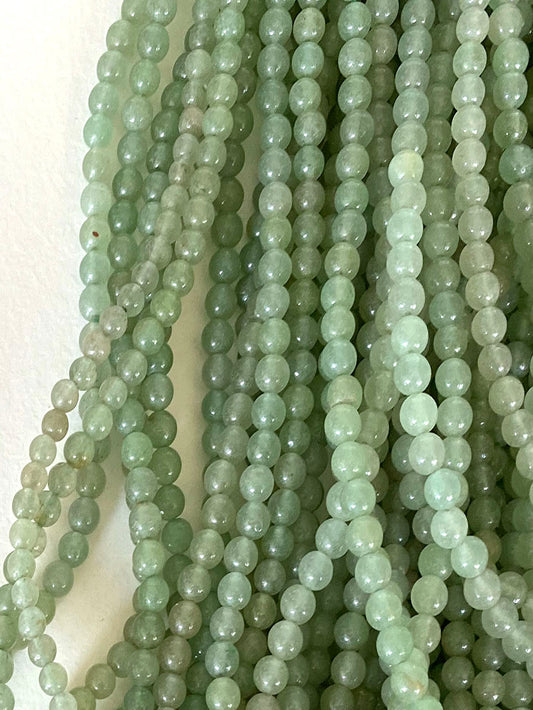 6435 - Runde Jade 4mm