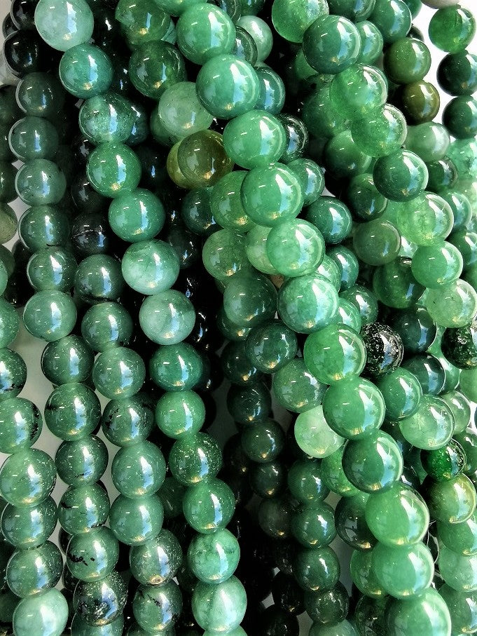 6442 - Round Moss Agate 6mm