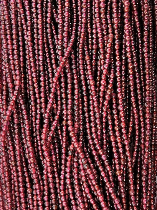 6465 - Rund Granat 2mm