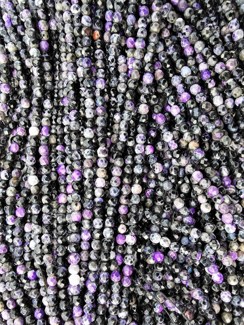 6468 - Faceted Agate 3mm