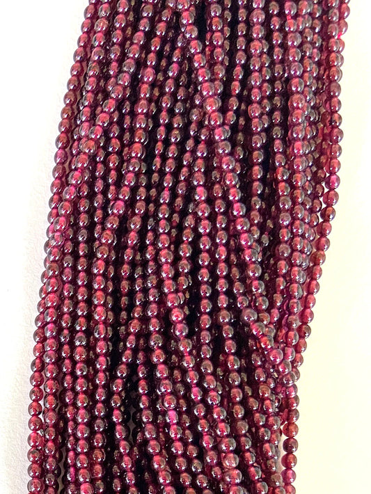 6477 - Rund Granat 3mm