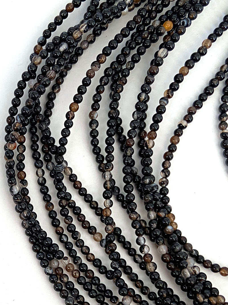6481 - Rund Madagaskar Achat 3mm