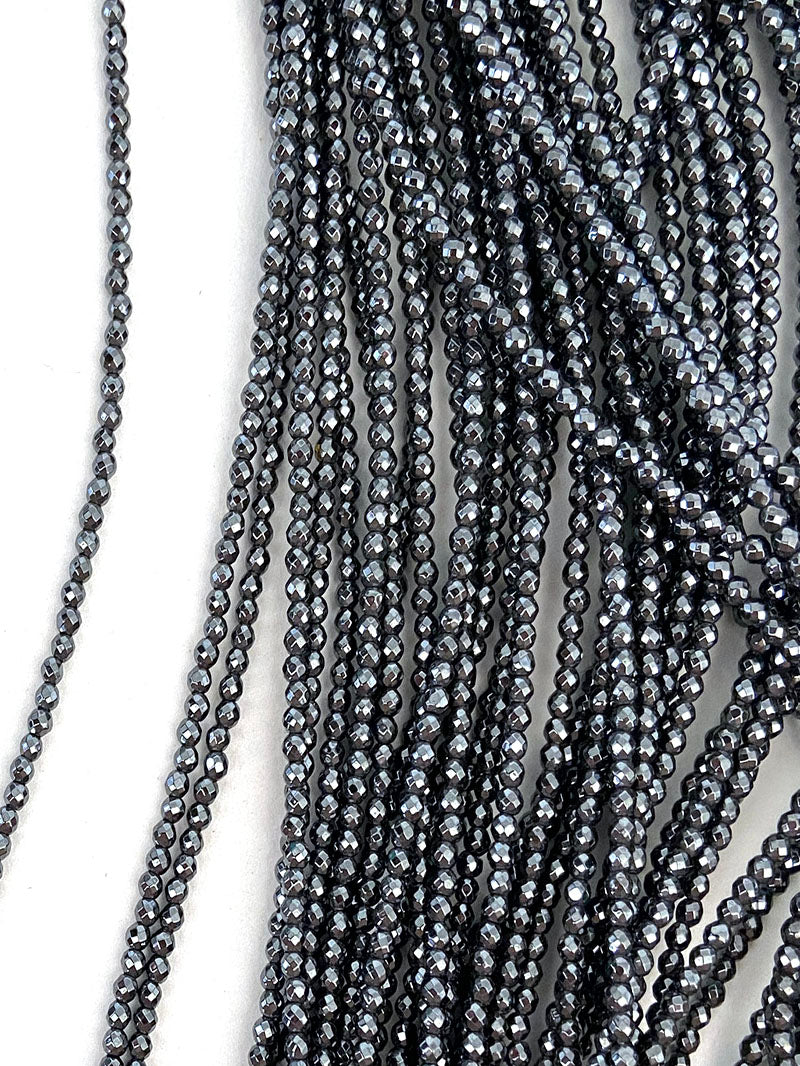 6486 - Faceted Hematite 2.5mm