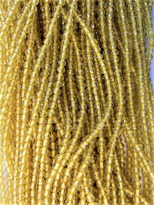 6495 - Facetteret Citrin 2mm