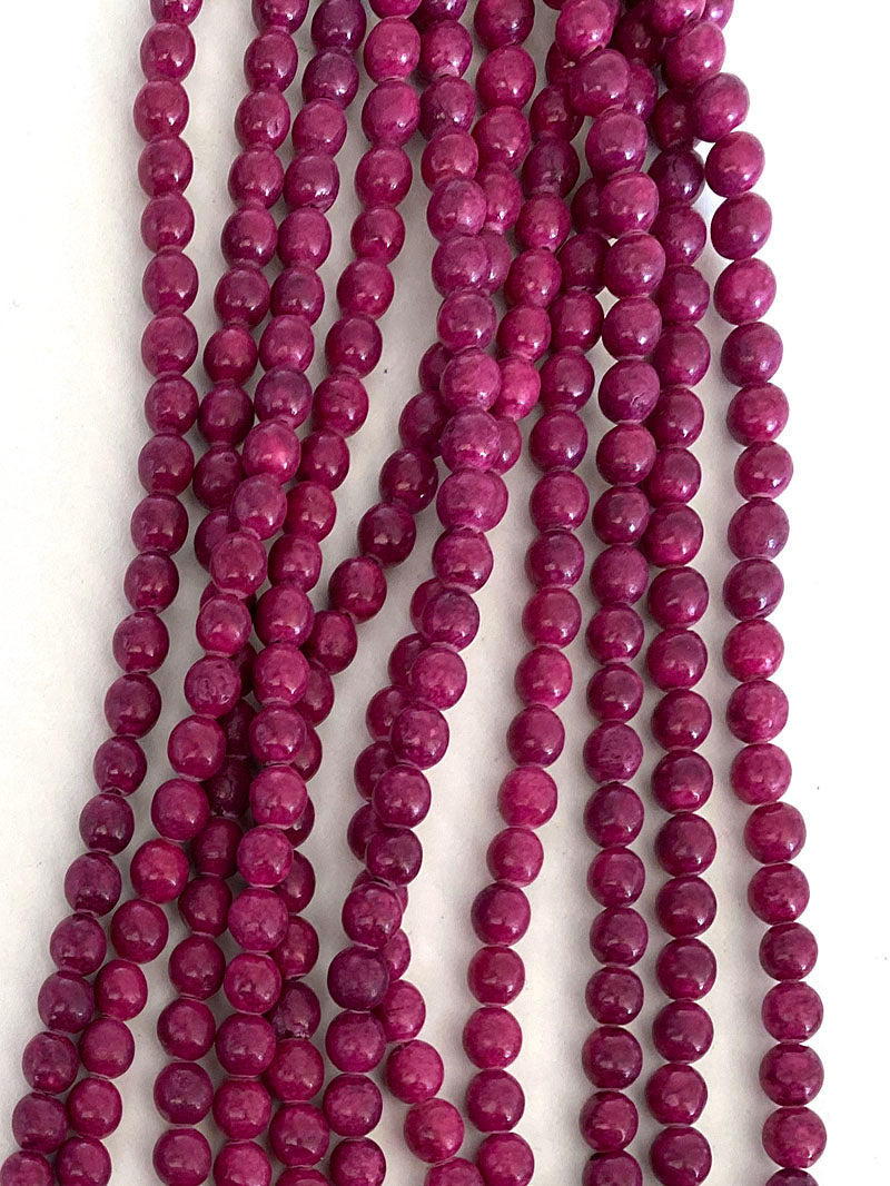 6502 - Round Agate 6mm
