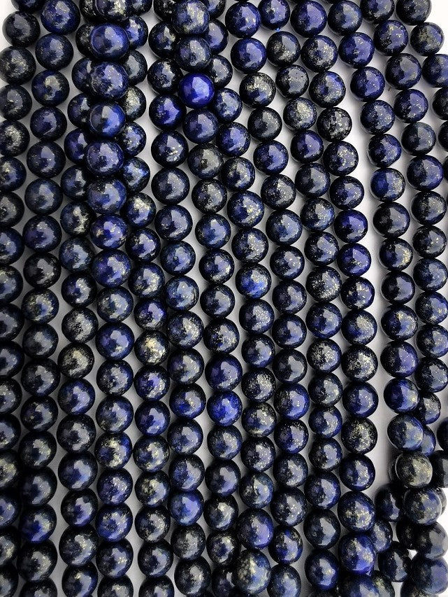 6514 - Rund Lapis Lazuli 6mm