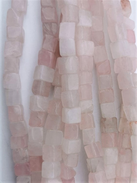 6523 - Rose Quartz 6x6x6mm