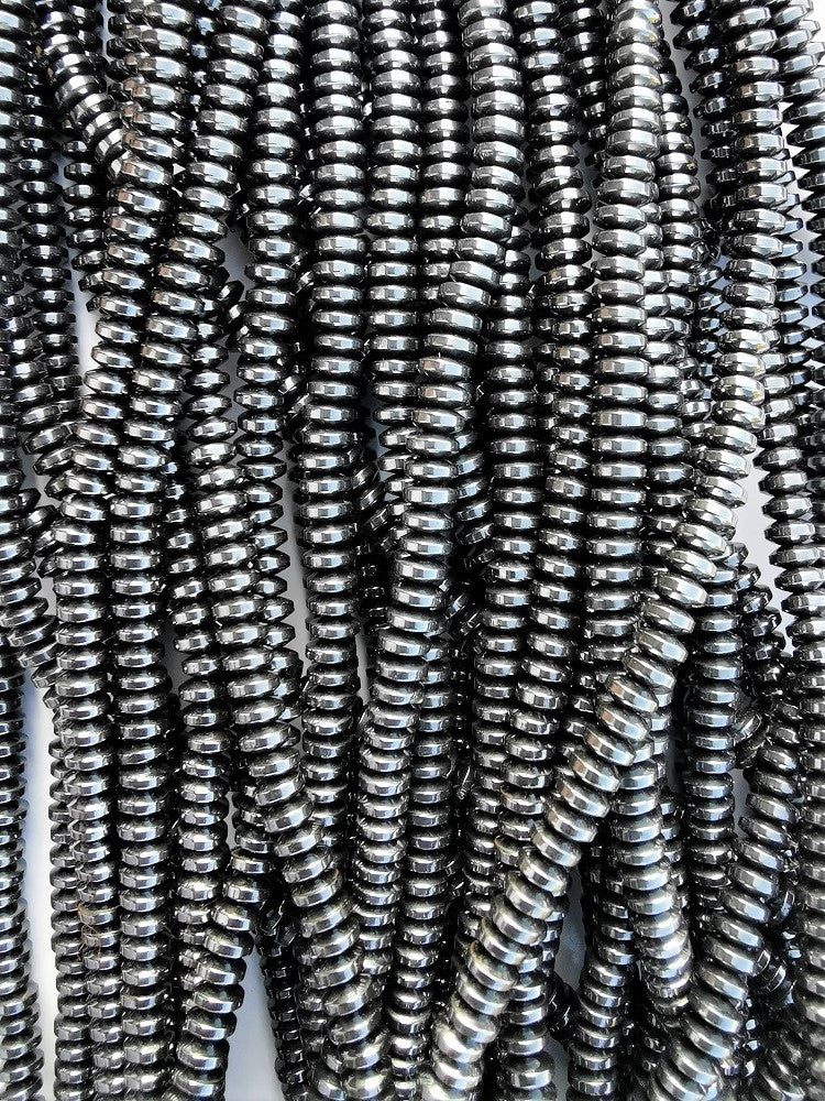 6607 - Hematite 2x4mm