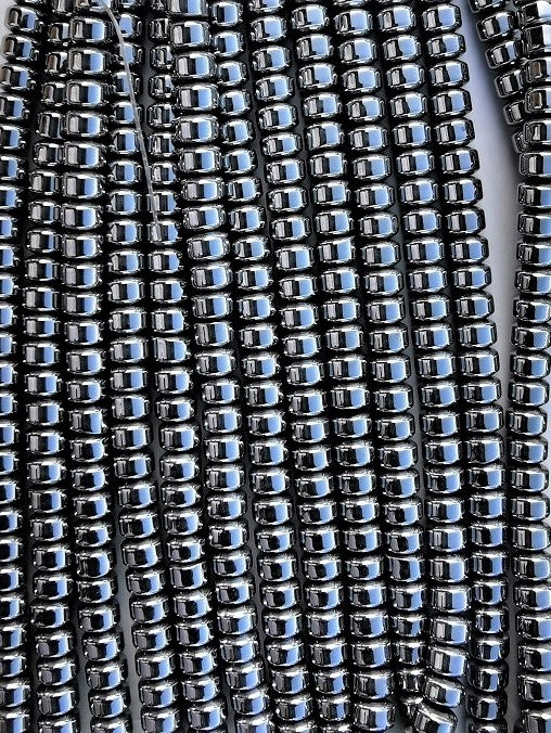 6611 - Hematite 3x4mm