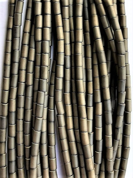 6621 - Matt Hematite 3x5mm