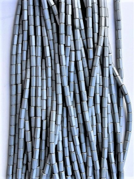 6629 - Matte Hematite 2x4mm