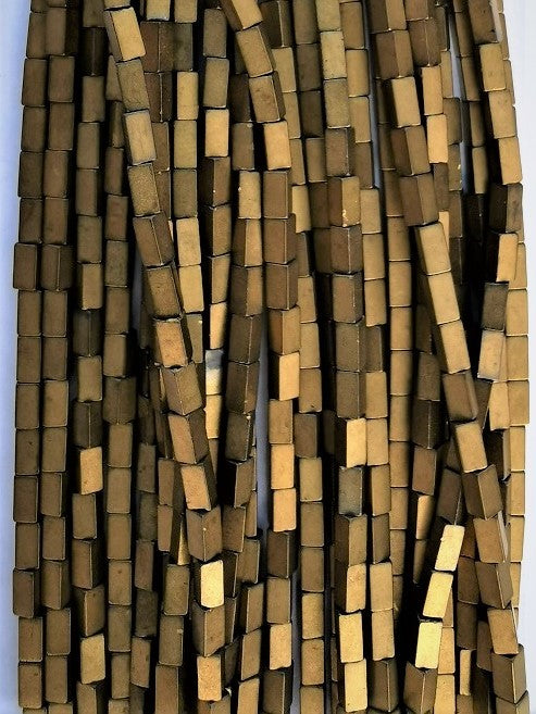 6651- Mat Hæmatit  2x4mm