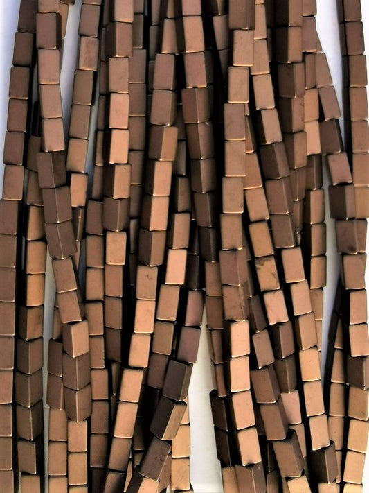 6656 - Matt Hämatit 3x5mm