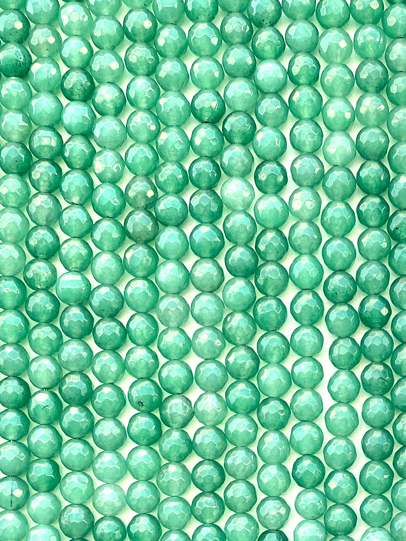 6708 - Faceted Jade 6mm