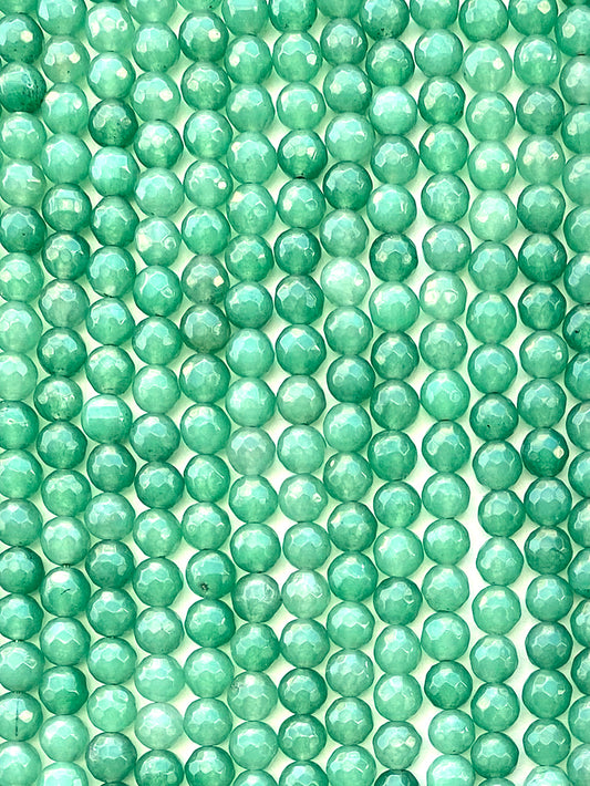 6708 - Facettierte Jade 6mm