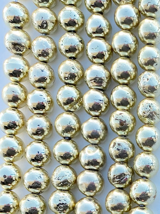 6790 - Forgyldt Bjergkrystal 10mm