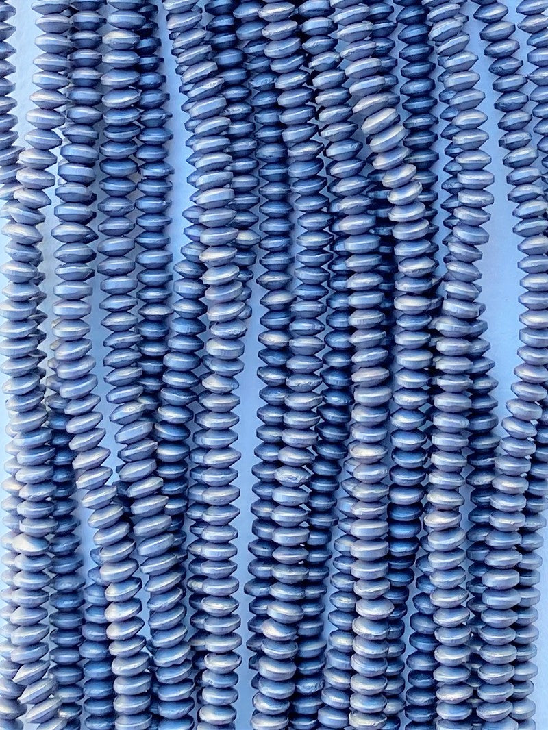 6805 - Matte Hematite 4x2mm