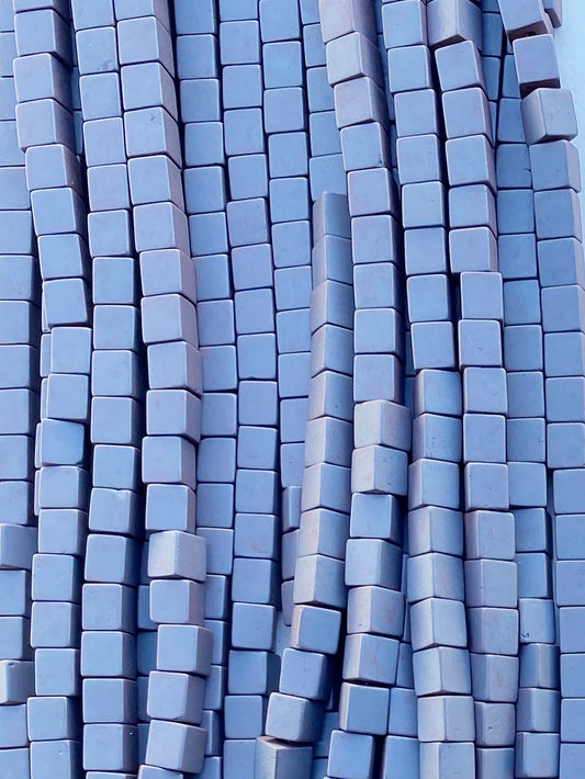 6829 - Mat Hæmatit 6x6mm