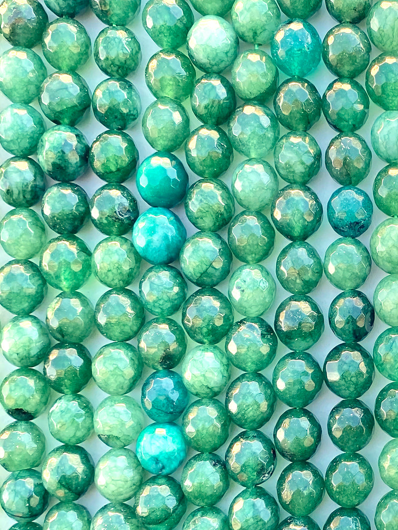 6833 - Faceted Agate 12mm
