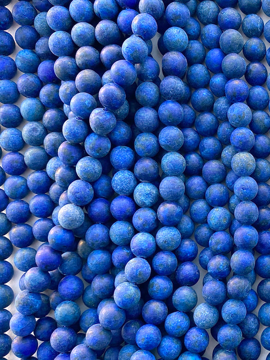 6878 - Mat Lapis Lazuli 8mm AAA