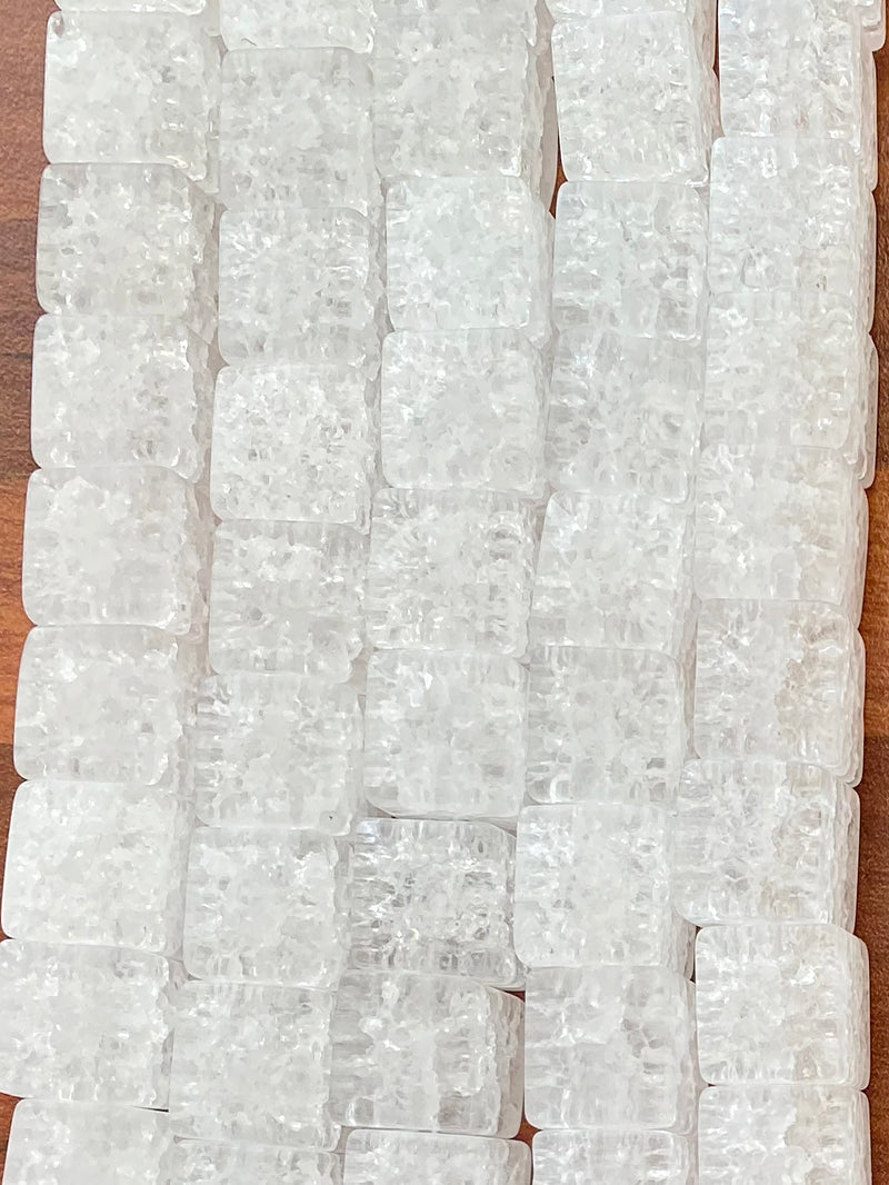 6893 - Bjergkrystal 14x14mm
