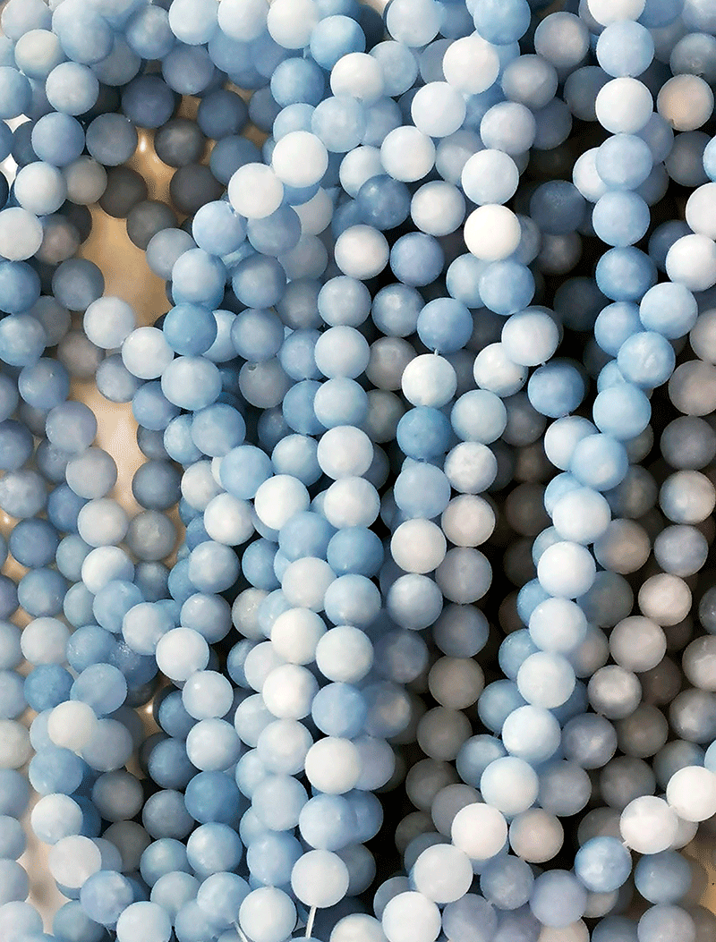 6980 - Matte Agate 8mm