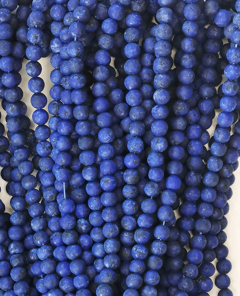 7103 - Matt Lapislazuli 6mm