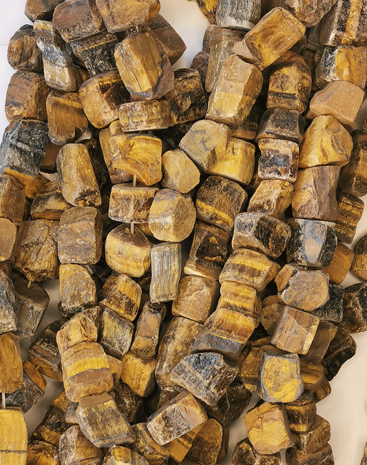 7139 - Mat Tigerøje nuggets 15x20mm
