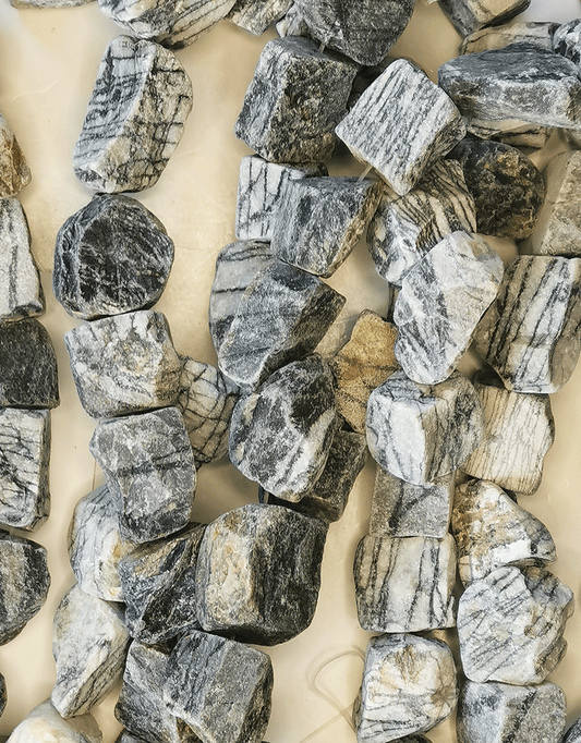 7140- Mat Jaspis Nuggets 20x25mm