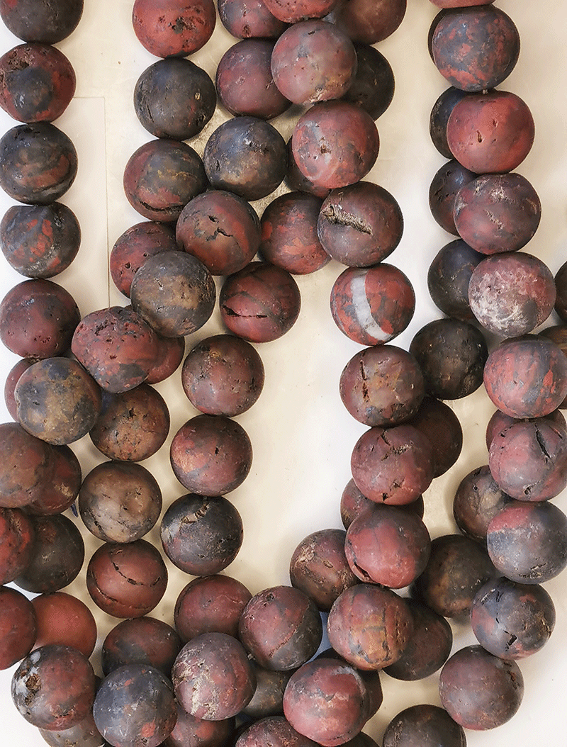 7141- Matte Jasper 16mm