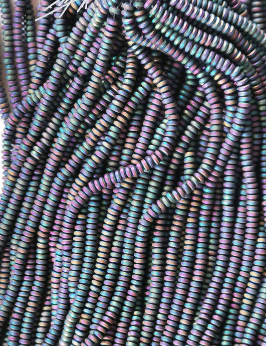 7182 - Mat Hæmatit 2x4mm