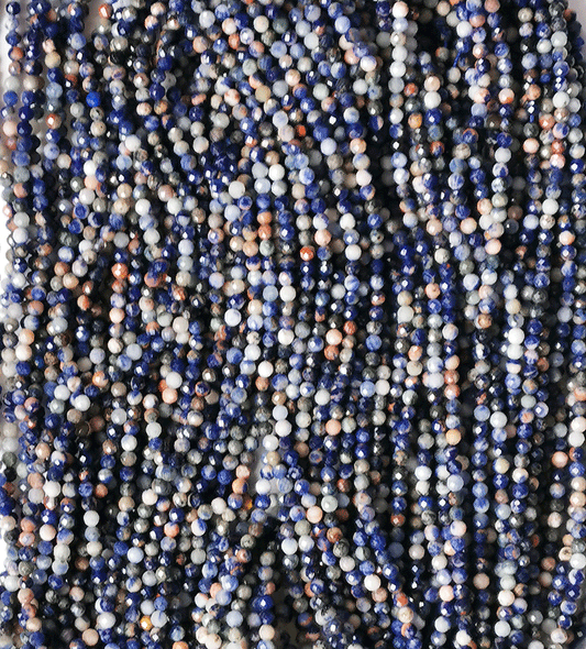 7192 - Facetteret Sodalit 3mm