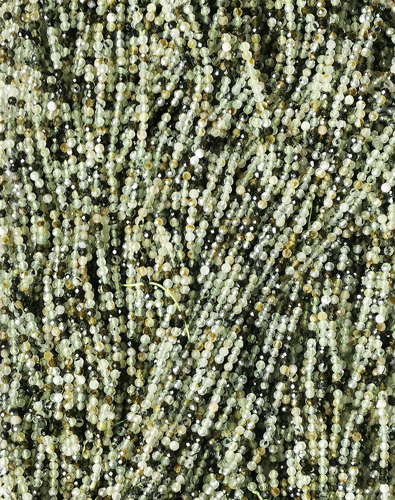7195 - Facettierter Prehnit 2,5mm