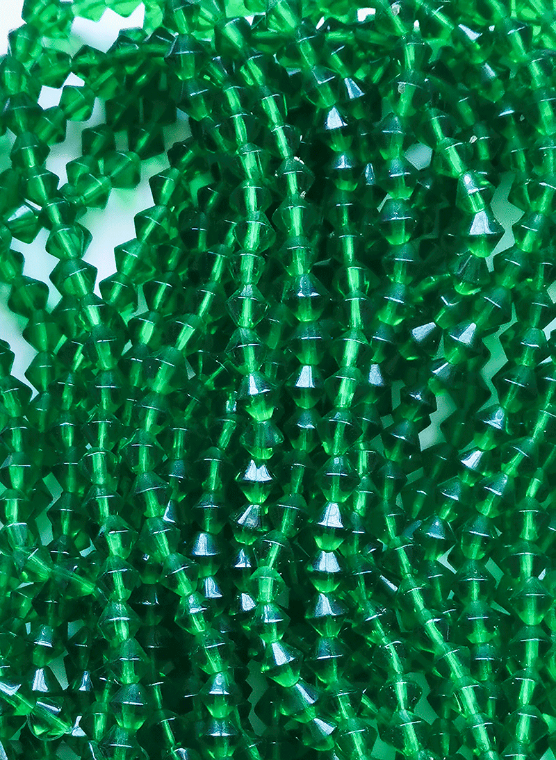 8000 -  Grøn Glas streng 6mm