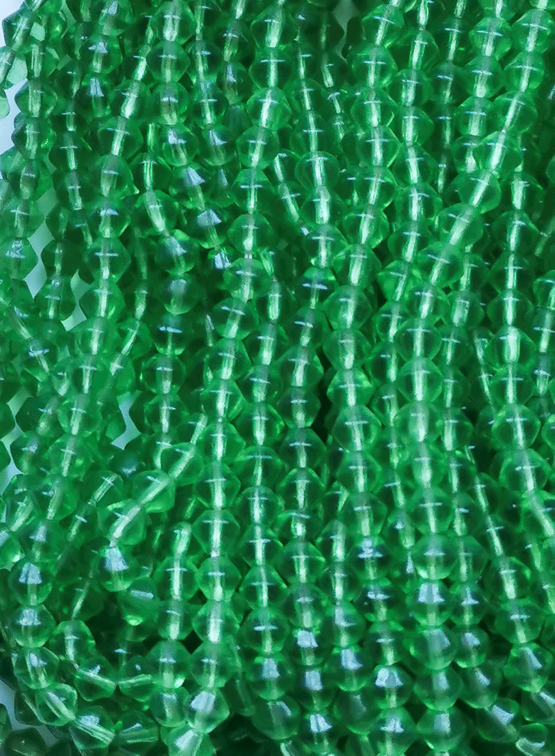 8010 - Green Glass Strand 4mm