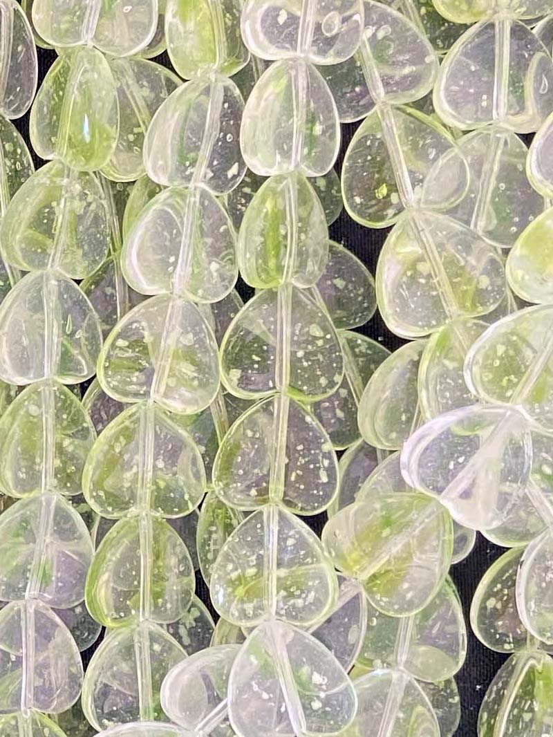 8014 - Weiß/gelb Glasstrang 12mm